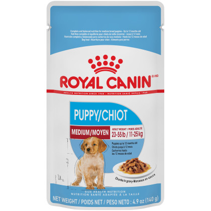 Royal Canin Size Health Nutrition Medium Puppy Pouch Dog Food