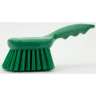 Carlisle, Sparta, 3in, Color Coded Floater Scrub Brush, 8in Handle, Polypropylene Bristles, Green