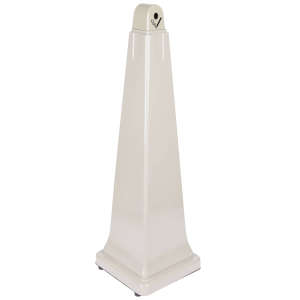 Rubbermaid Commercial, GroundsKeeper, Resin, Beige, Smoking Receptacle