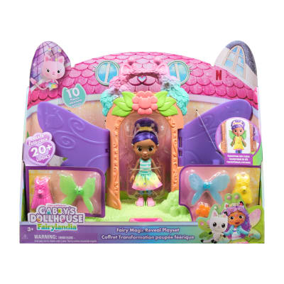 Gabby's Dollhouse Fairylandia, Fairy Magic Reveal Playset with Transforming Feature and Dollhouse Accessories, Kids Toys for Girls & Boys Ages 3 and Up