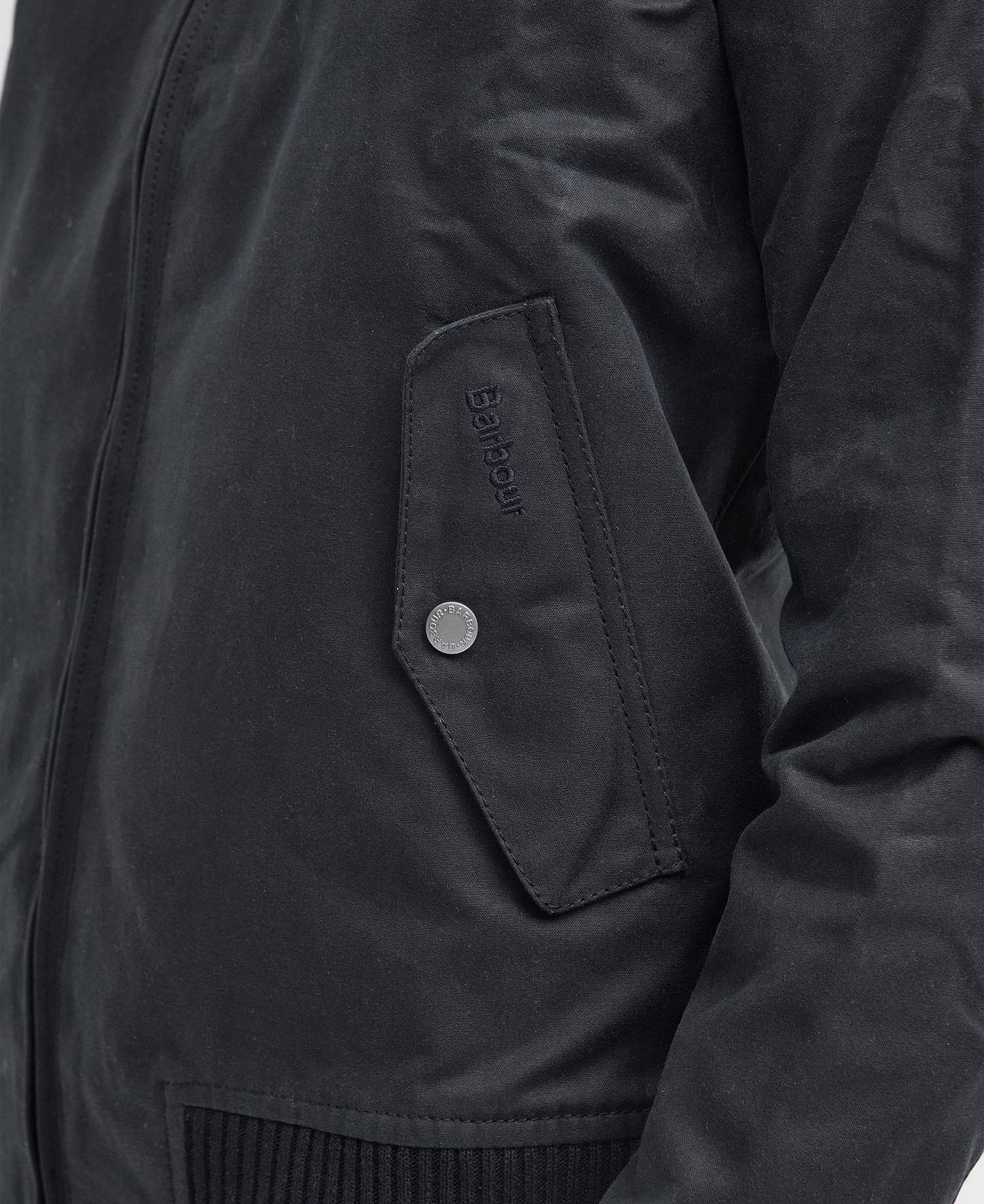 Barbour x Baracuta Porton Waxed Harrington Jacket image number 6