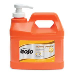 GOJO, NATURAL* ORANGE™, Smooth Hand Cleaner Liquid Soap,  0.5 gal Bottle