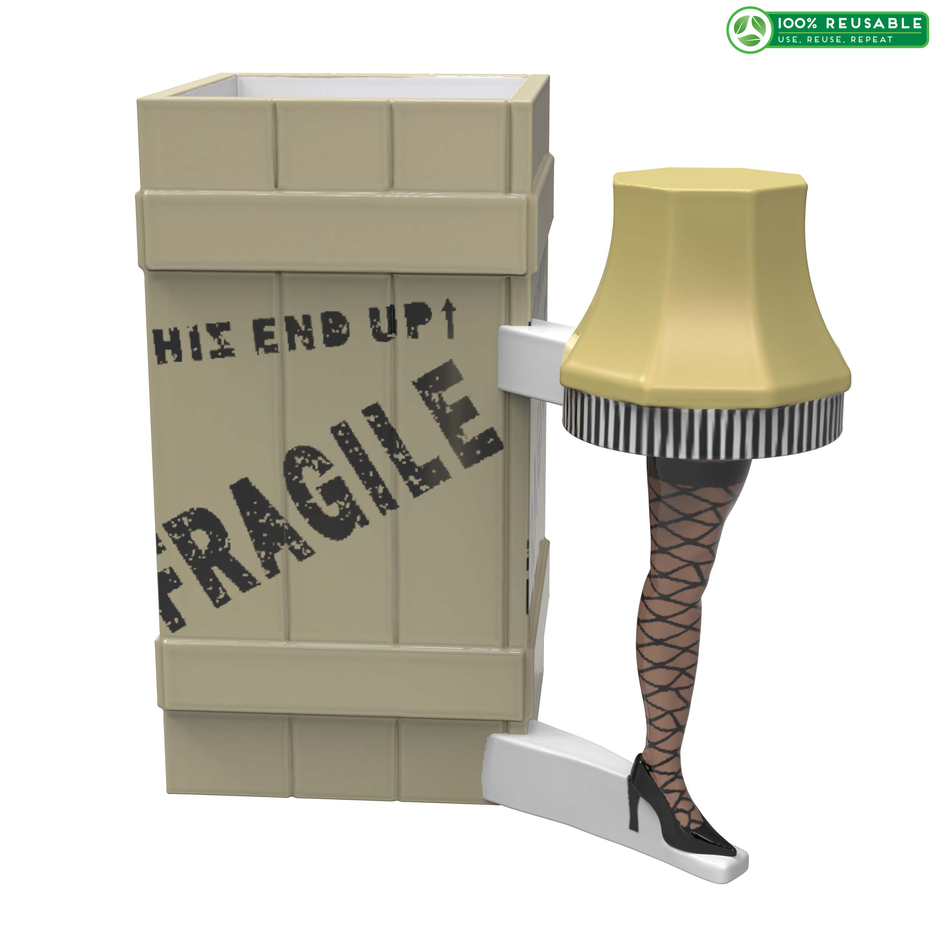 Christmas Story Movie 10 ounce Coffee Mug, Leg Lamp slideshow image 1 Christmas Story Movie 10 ounce Coffee Mug, Leg Lamp slideshow image 1