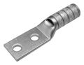 HYLUG™ Compression Terminal Copper 2-Hole 6 AWG Straight 600V to 35kV Tin-Plated 3/8 in. Stud Blue 2.53 in. L