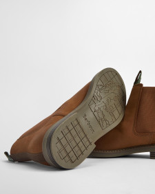 Farsley Chelsea Boots Dark Tan