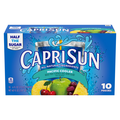 Capri Sun® Pacific Cooler Mixed Fruit Juice Drink Blend, 10 ct Box, 6 fl oz Pouches Image