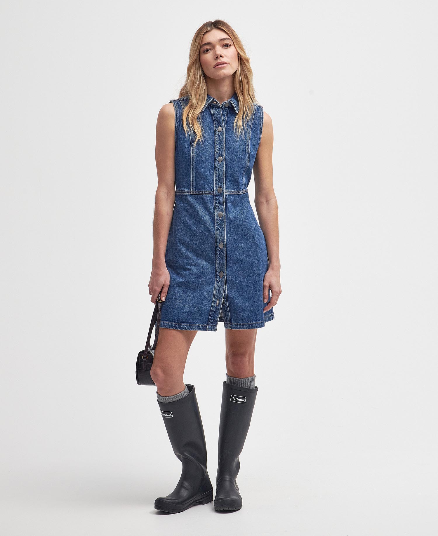 Molly Denim Mini Dress image number 1