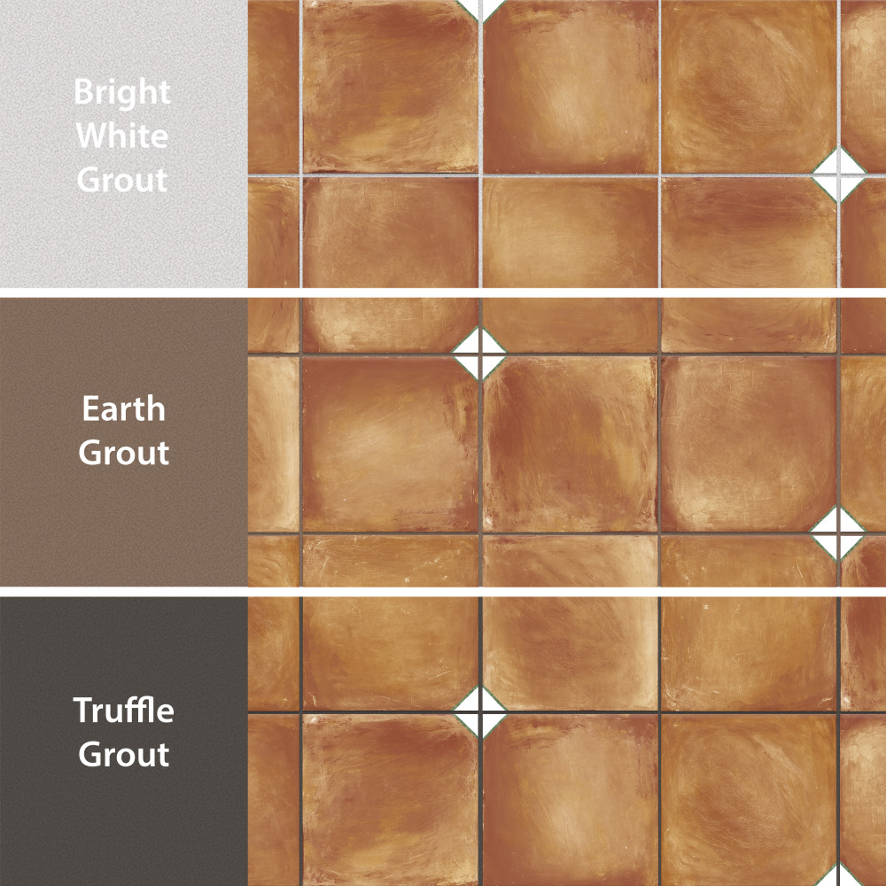 Sentier des Ocres Coin Green 7-7/8 in. x 7-7/8 in. Porcelain Floor and Wall Tile