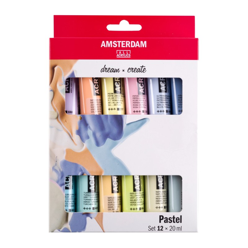 AAC SETS 12X20ML PASTEL