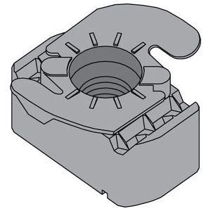 POWER-STRUT&reg; Top Retainer Nut, 3/8 to 16 in. Thread, Electrogalvanized, Stainless Steel