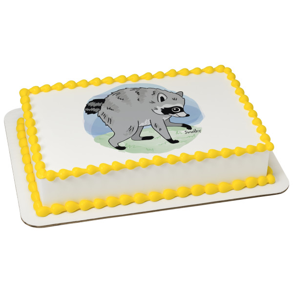 Jimothy the Raccoon PhotoCake® Edible Image®