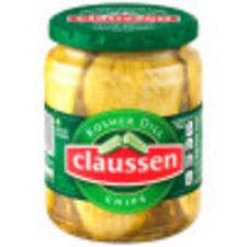 Claussen Kosher Dill Pickle Chips, 20 fl oz Jar