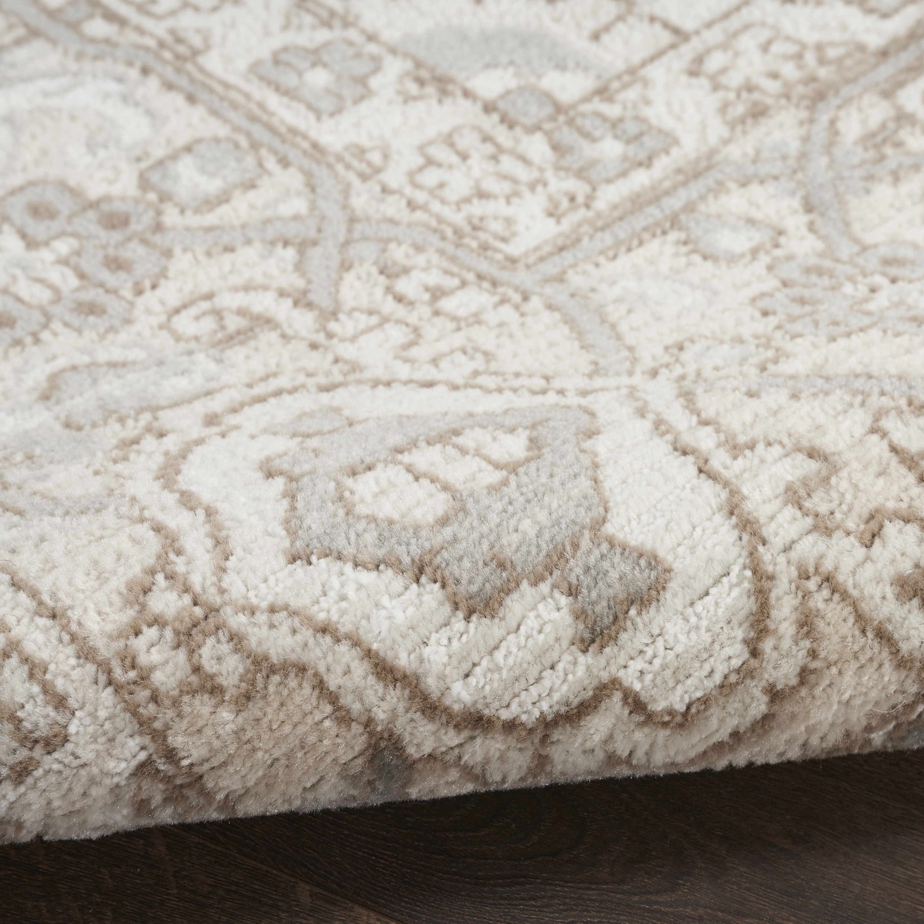 Nourison Quarry 7'10" x 9'10" Beige Vintage Indoor Rug