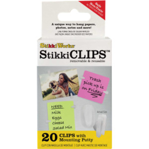 Stikki Clips with Mounting Putty