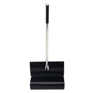 Impact, Lobby, Black, 12", Dust Pan with Long Handle