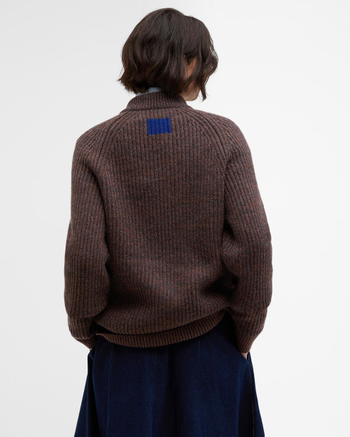 Paul Smith loves Barbour Knitted Bomber Jacket Rustic