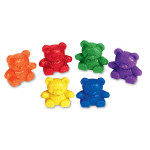 Learning Resources Baby Bear Counters, 6 colors, Set of 102 LER0729