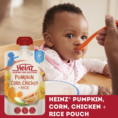  Heinz® Pumpkin, Corn, Chicken & Rice 120g 4+ months 