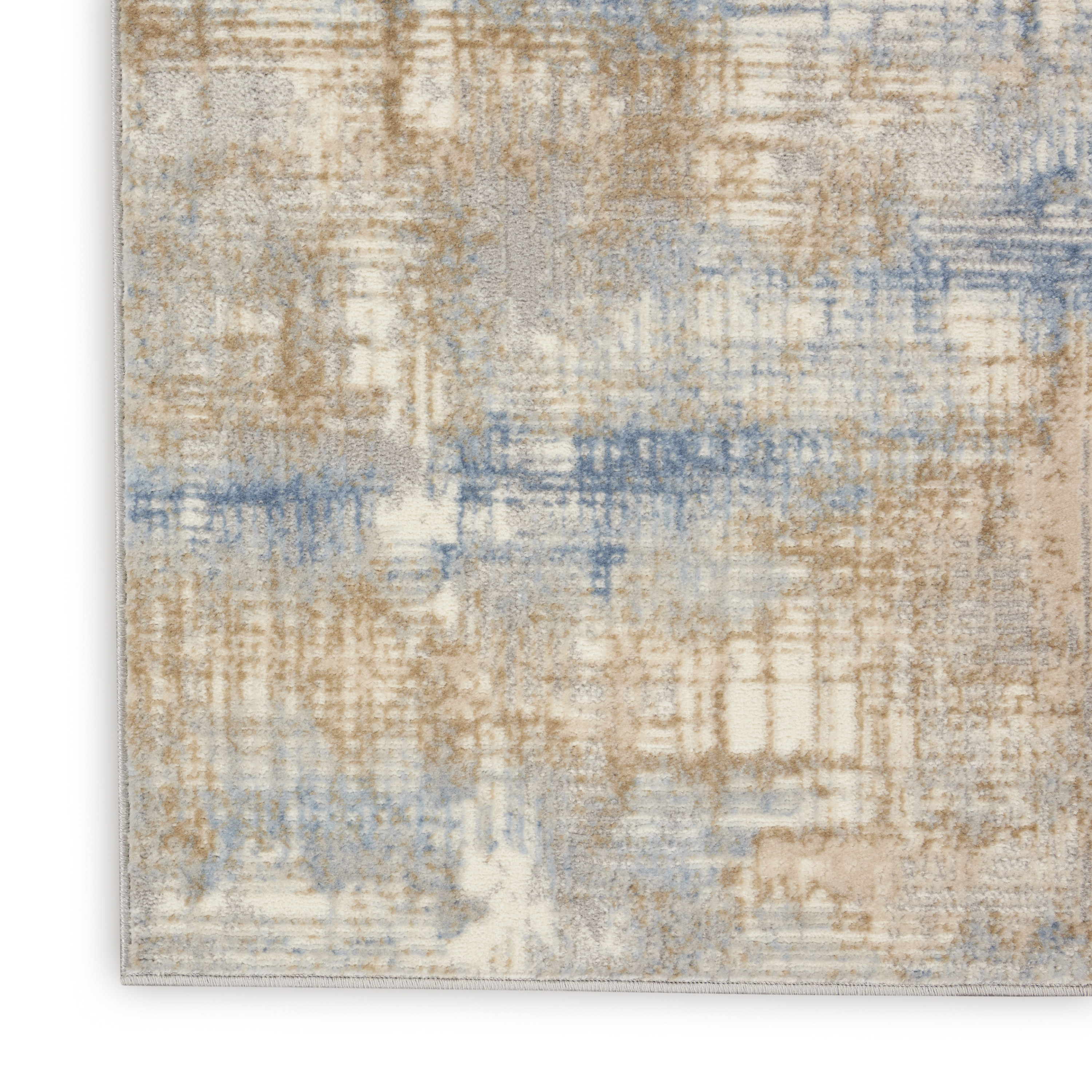 Calvin Klein CK950 Rush 2'3" x 10' Blue Beige Modern Indoor Rug