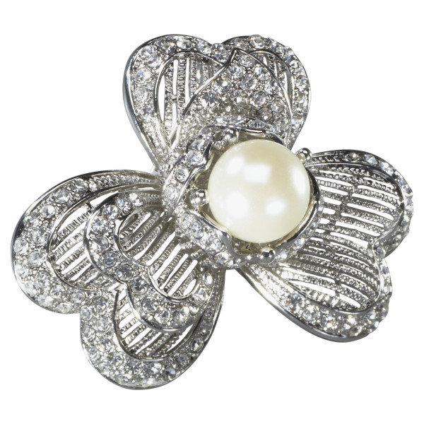 Petals & Pearl Brooch Special Occasion Supply