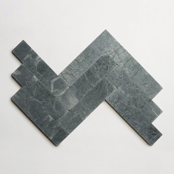 clé lapidary: pantry pavers | blade | tumbled | verde marble 