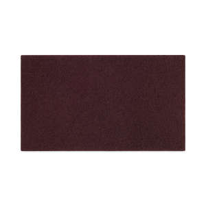 Boardwalk,  Deep Scrub Rectangular Floor Pad, 14"x28, Maroon