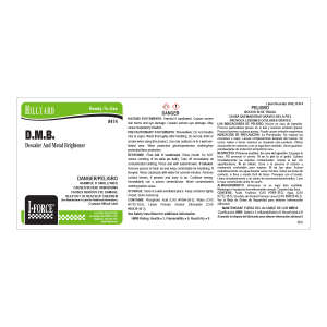 Label RTU 474 Descaler Metal Brightener