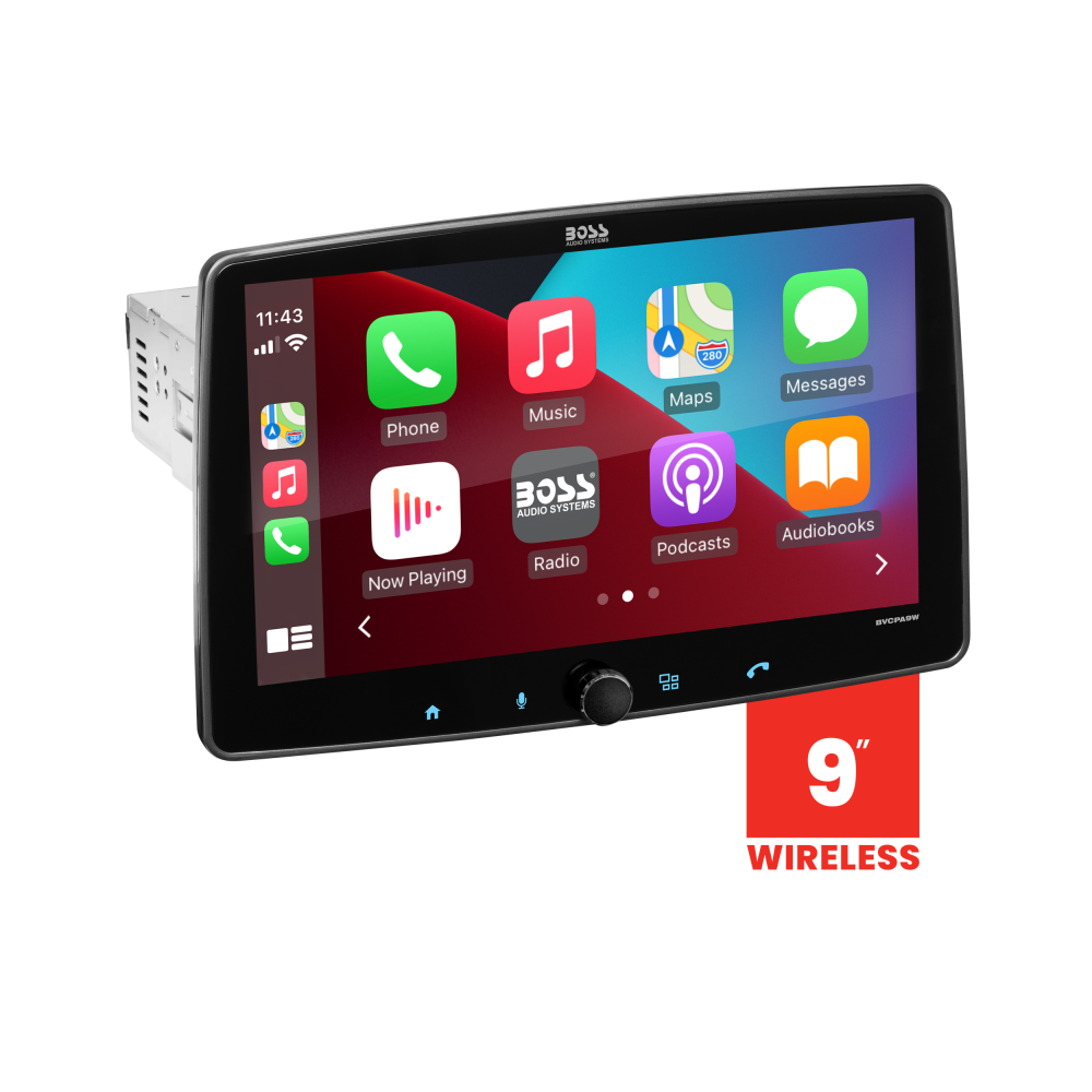 BOSS Audio Systems BVCPA9W Car Stereo - Wireless Apple CarPlay ...