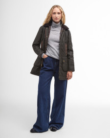 Bower Waxed Jacket Olive-Classic