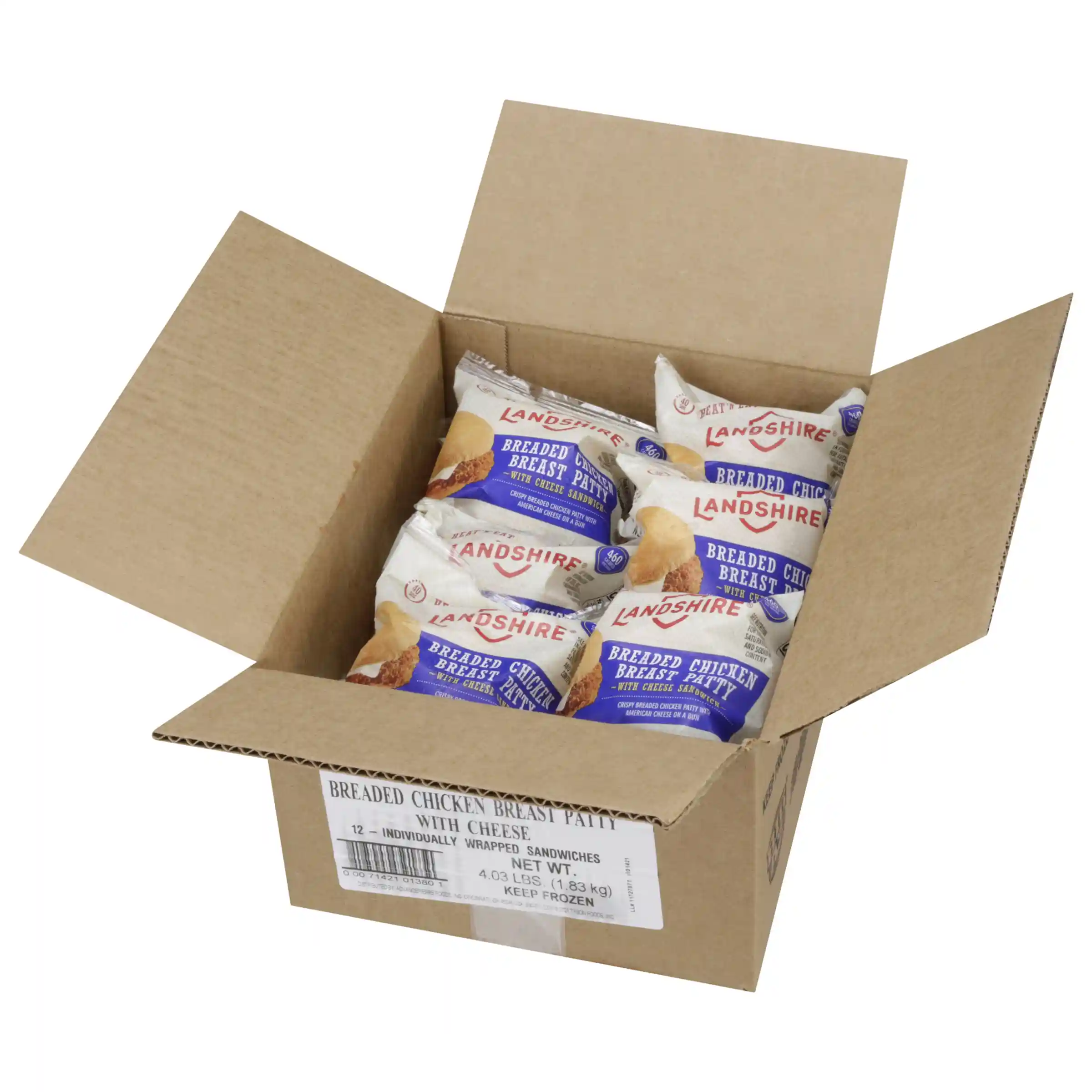 Fast Choice® Breaded Chicken Breast And Cheese Sandwich_image_3