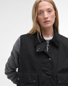 Barbour for Margaret Howell Women's Bedale Casual Gilet Black