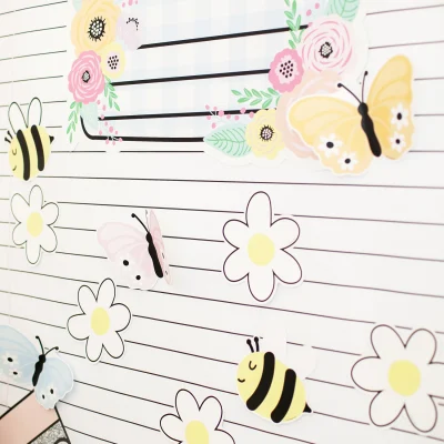 Fadeless Schoolgirl Style Bulletin Board Paper, Passing Notes, 47.25" x 25', 1 Roll example 2