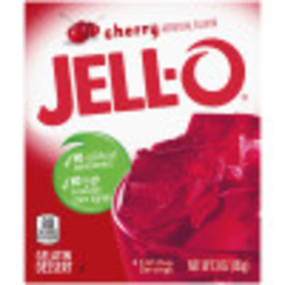 Jell-O Cherry Gelatin Dessert, 3 oz Box
