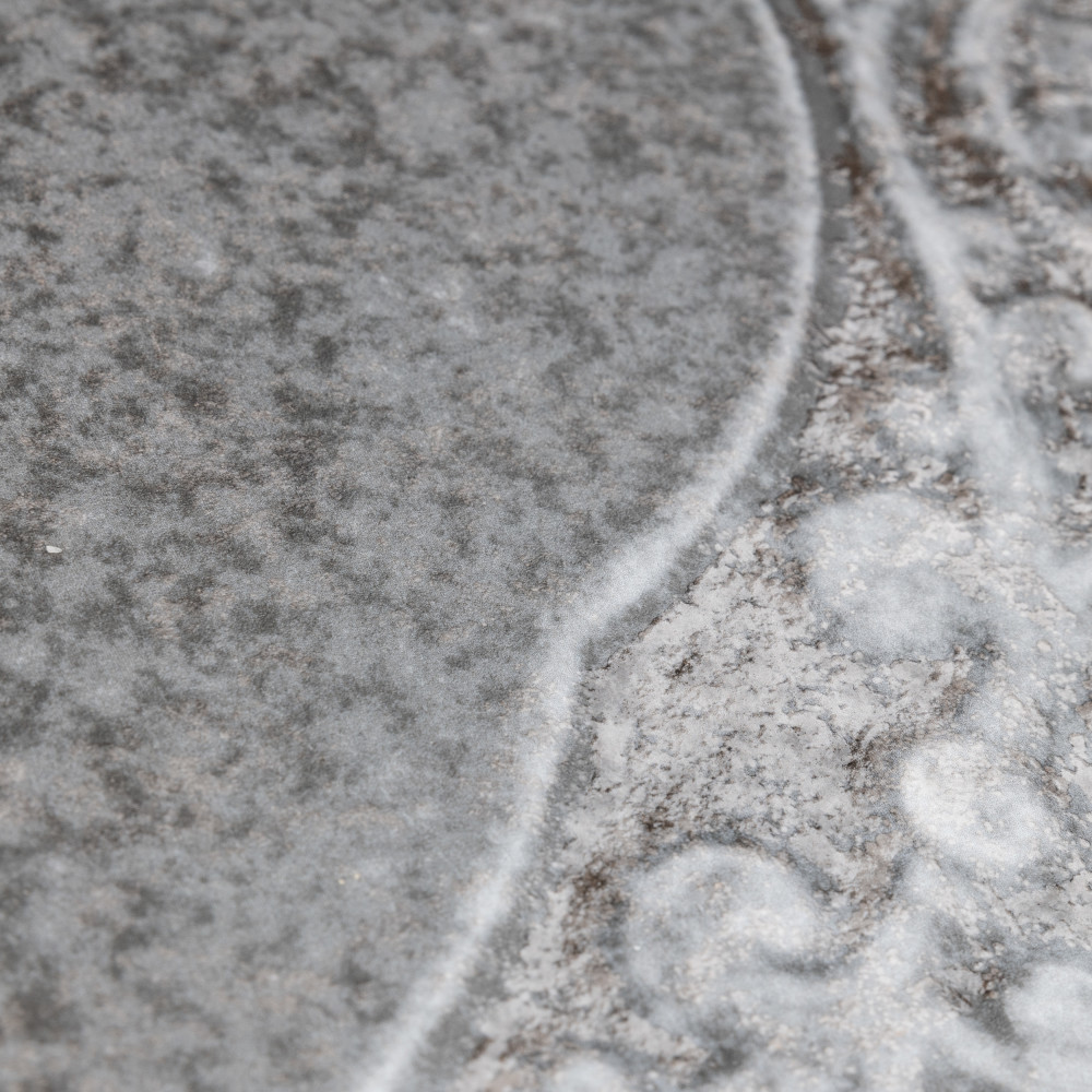 Kings Jaipur Black 17-5/8 in. x 17-5/8 in. Ceramic Floor and Wall Tile
