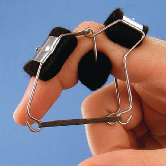 Performance Health FINGER SPLINT, KNUCKLE BENDER PADDED XLG 4"