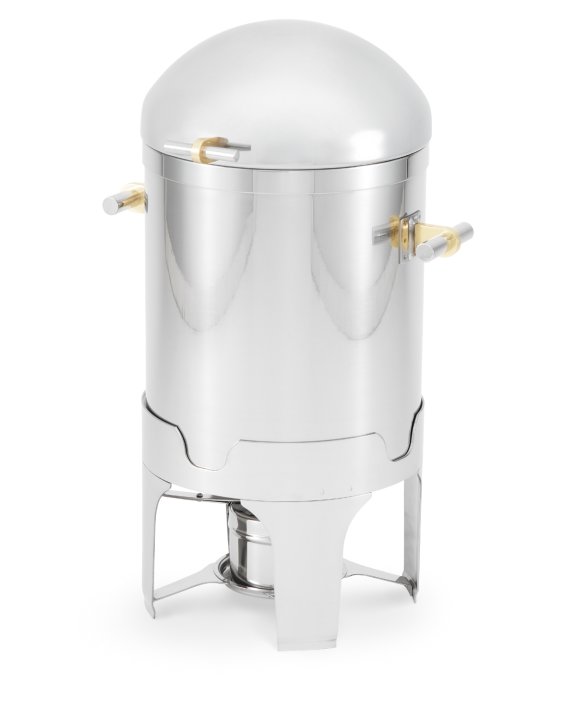 7-quart New York, New York® soup urn with dome cover and brass trim