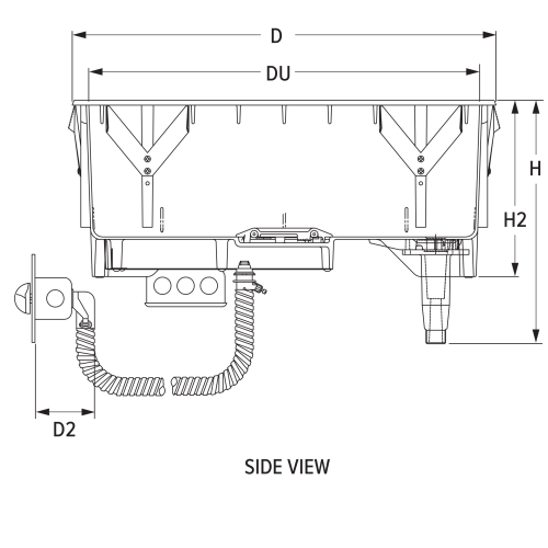 Engineering side view