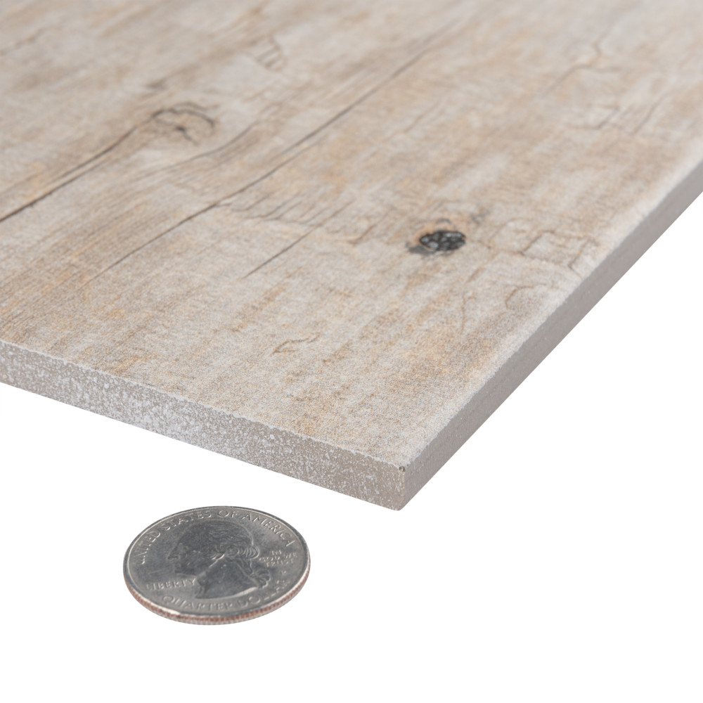 Bois Natural 6 in. x 35-1/2 in. Porcelain Floor and Wall Tile