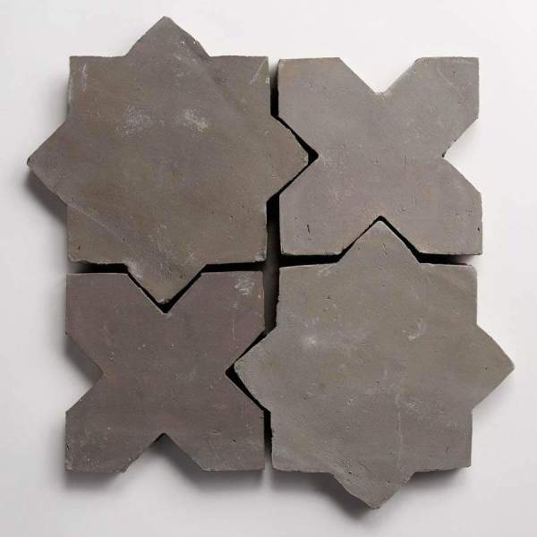 belgian reproduction | flemish black | terracotta | star + cross (bundle) 