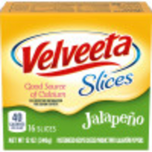 Velveeta Jalapeno Cheese Slices 16 ct