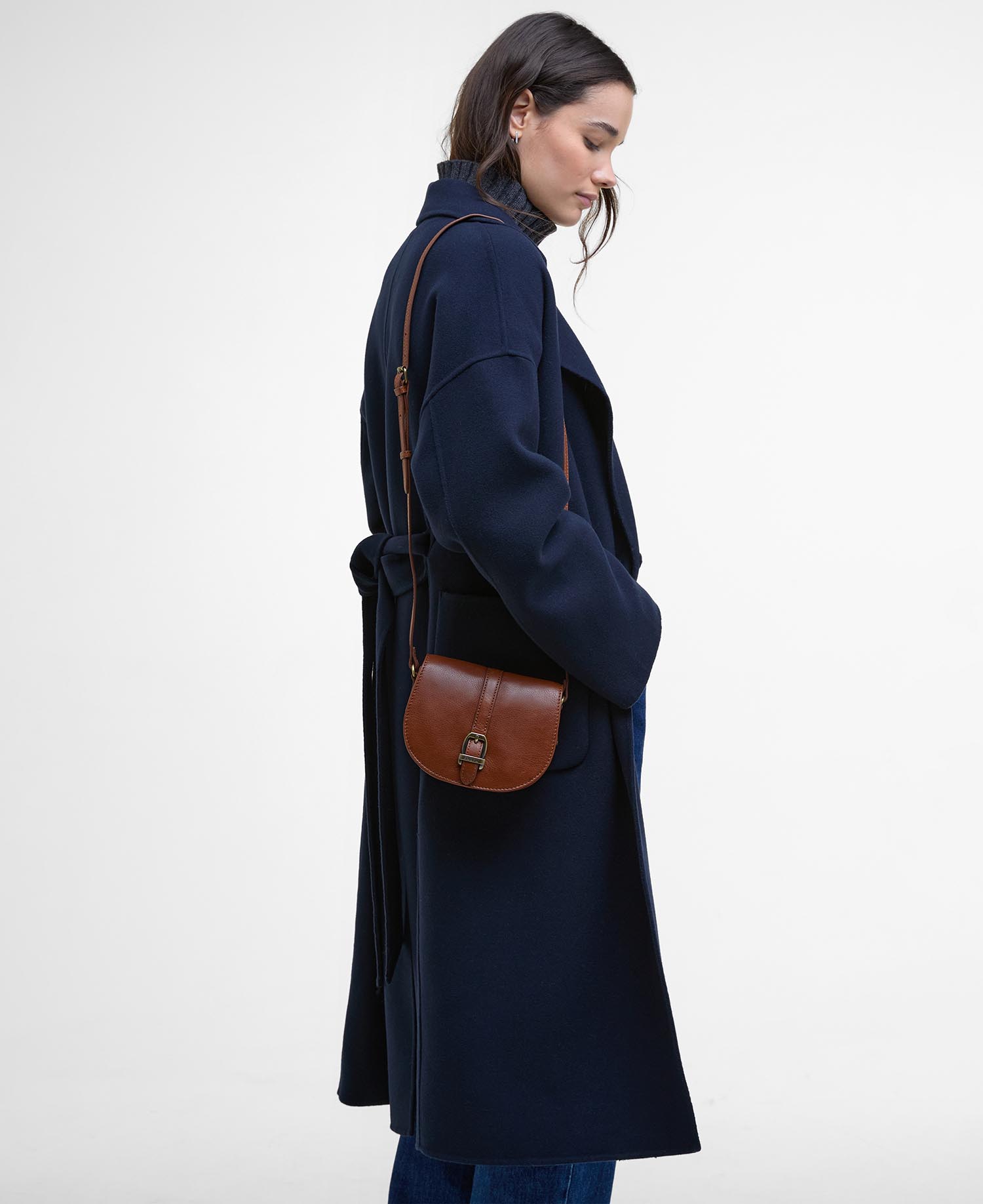 Laire Leather Saddle Bag image number 0