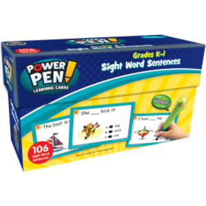 Power Pen Learning Cards: Sight Word Sentences