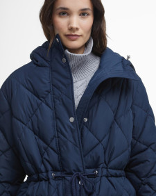 Romilly Quilted Jacket Navy/Sky Dress Tartan