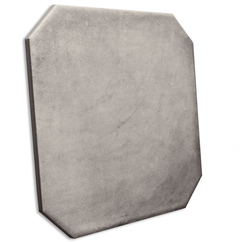 Laverton Octagon Gris with Taco Gris 7-7/8 in. x 7-7/8 in. Porcelain Floor and Wall Tile