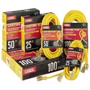 All Weather SJEOOW Extension Cord, 12/3, 50 ft.