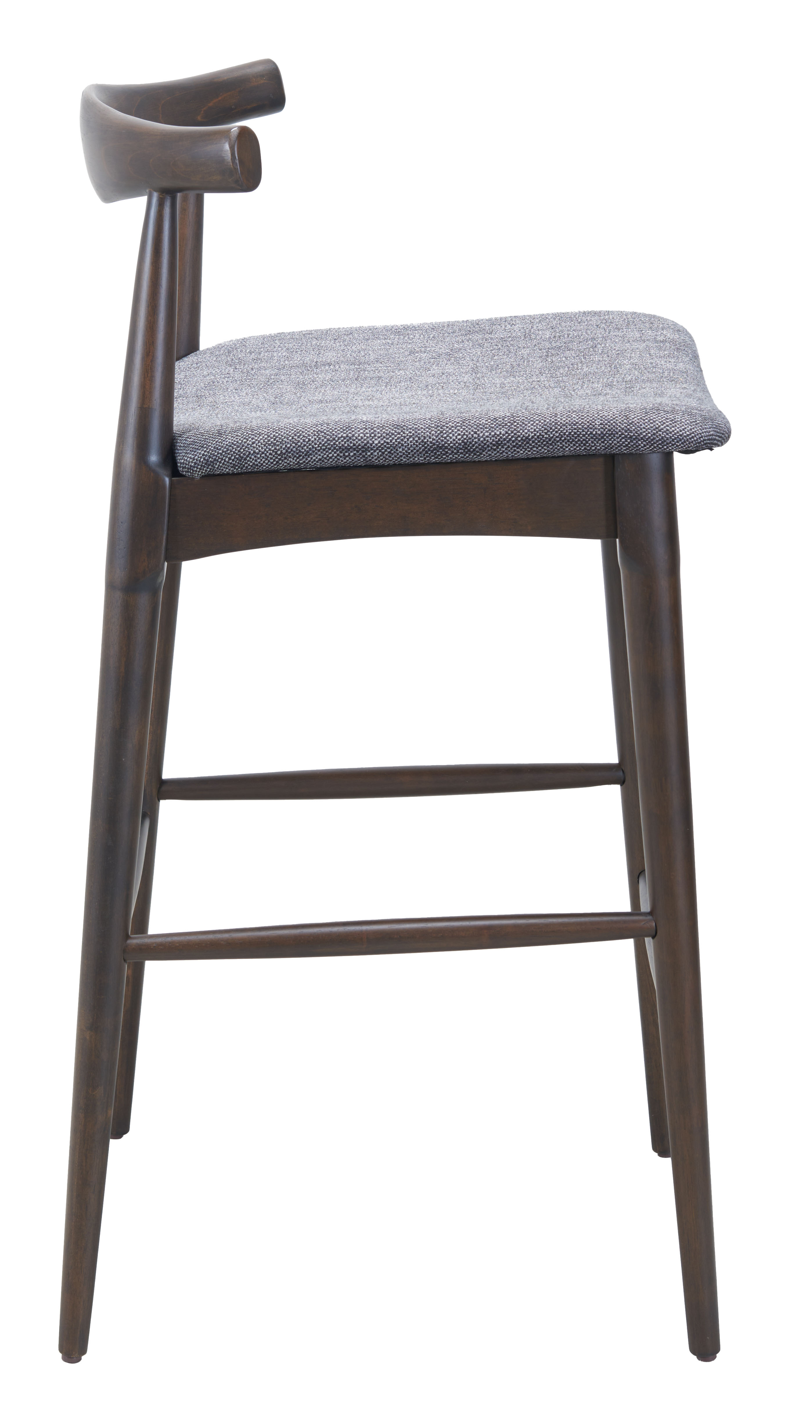 Tuzka Barstool (Set of 2) Gray & Espresso product image