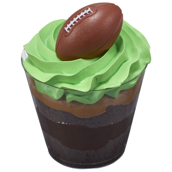3D Football Cupcake Rings
