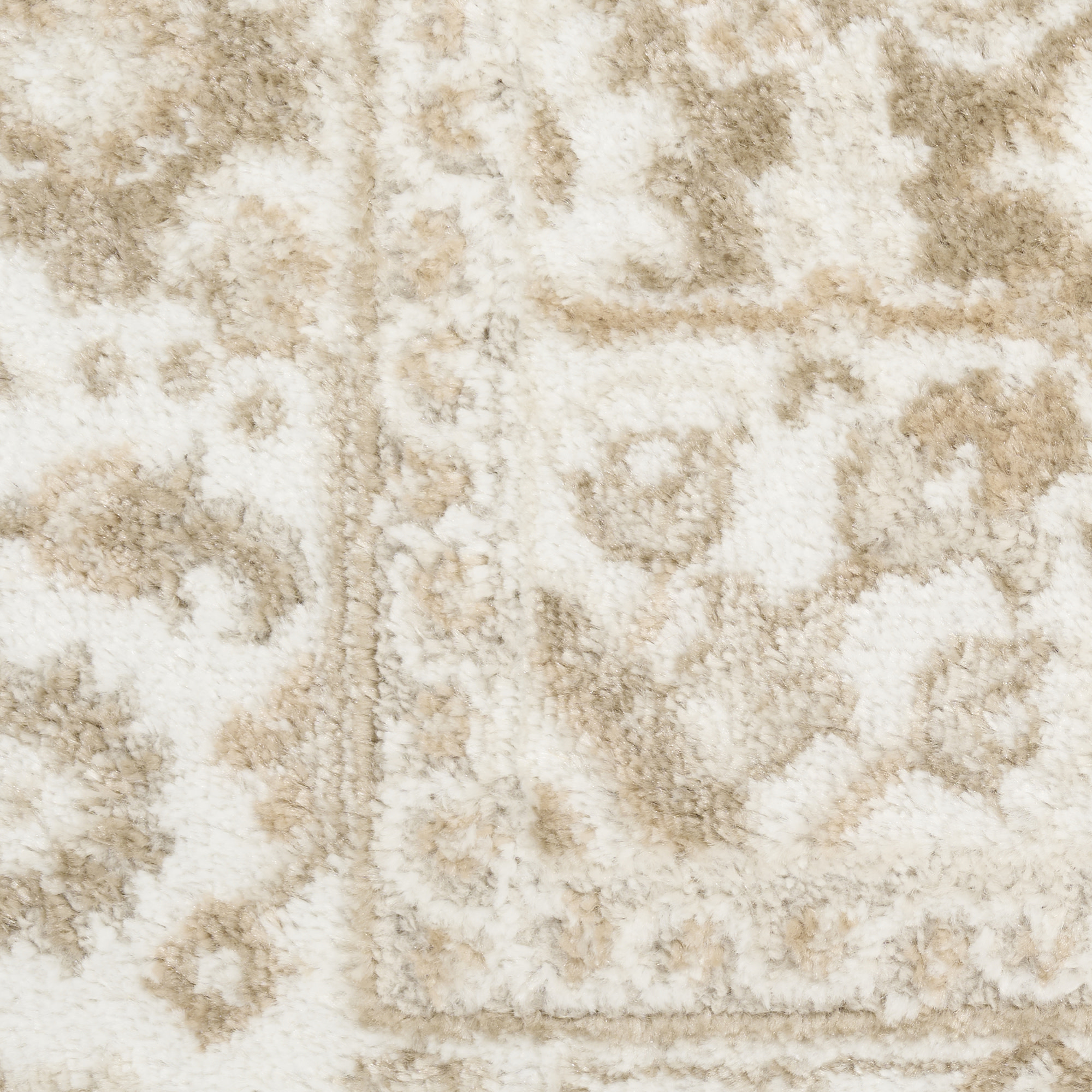 Nourison Dekor 7'10" x 9'10" Taupe Ivory Vintage Indoor Rug