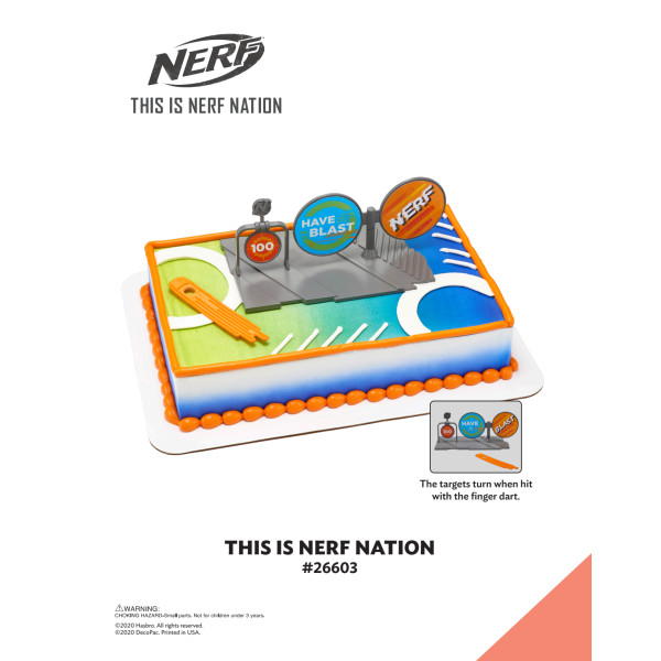 NERF™ This is NERF Nation The Magic of Cakes® Icing Only Page