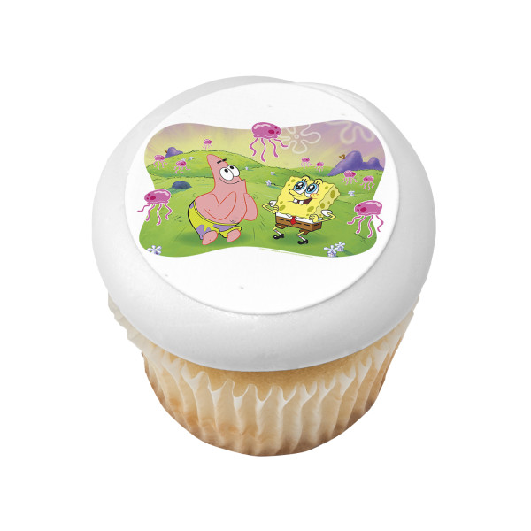SpongeBob SquarePants Jellyfish Fields PhotoCake® Edible Image®